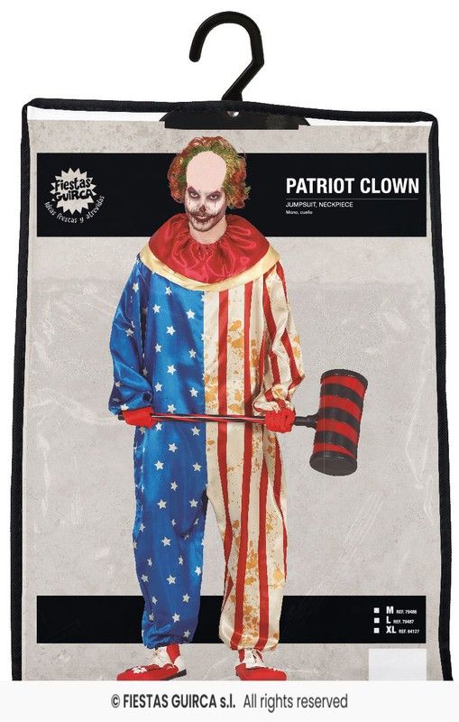 Disfraz de payaso diabolico adulto