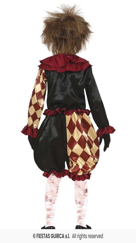 Disfraz infantil de payaso diabolico