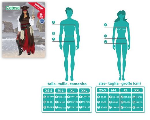 Women's pirate costume