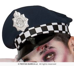 Disfraz de policia zombi adulto