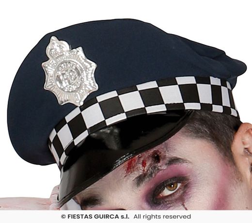 Disfraz de policia zombi adulto