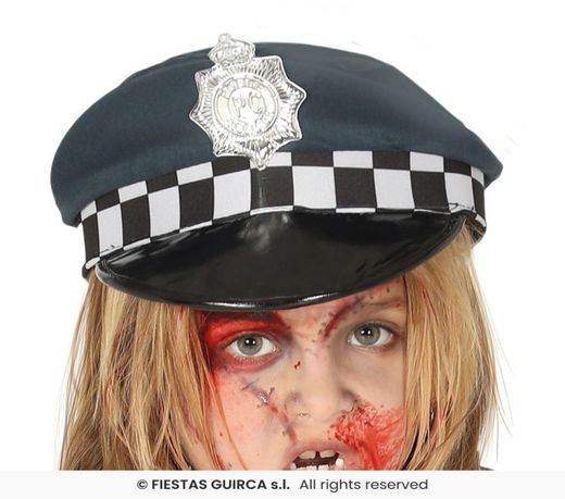 Disfraz infantil de policia zombi