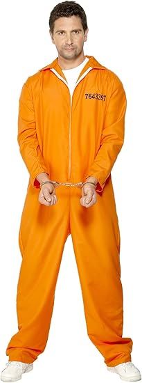 Disfraz de Preso Naranja adulto
