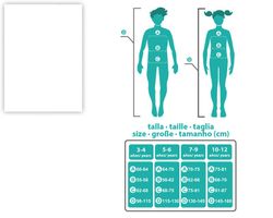 Disfraz de preso sangriento naranja infantil