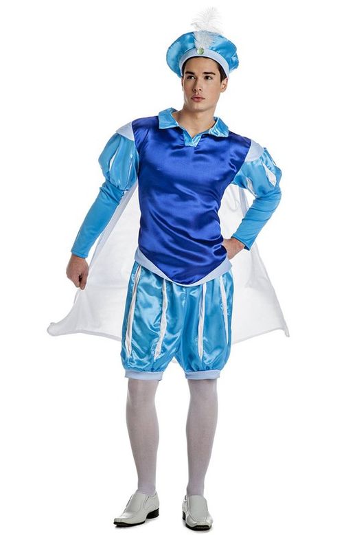Prinz blaues Kostüm