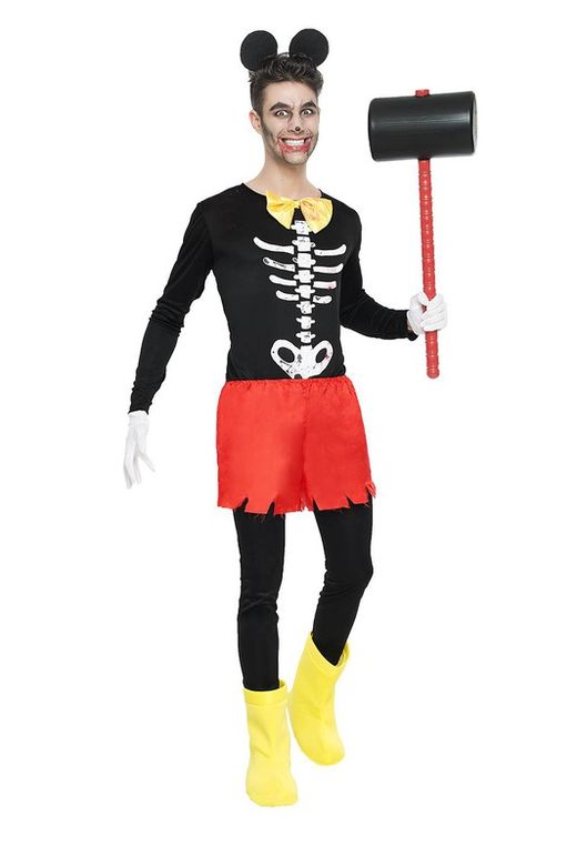 Zombie mouse costume for men