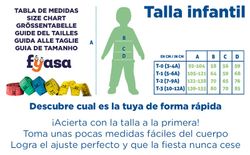 Disfraz de Sol infantil talla