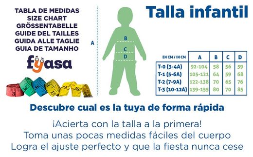 Disfraz de Sol infantil talla