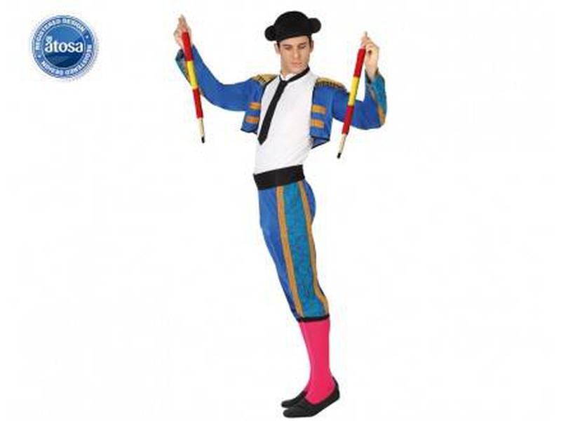 Blue Bullfighter Costume — Cualquier Disfraz