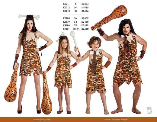 Troglodyte costume for women