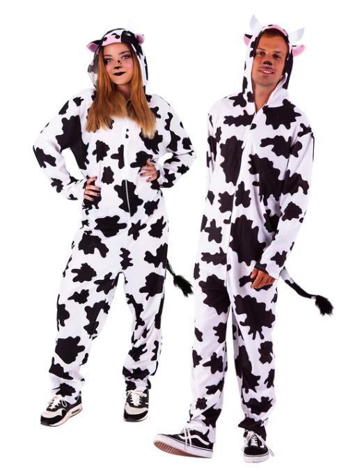 Disfraz pijama vaca unisex