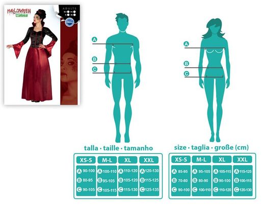 Disfraz Vampiresa Mujer