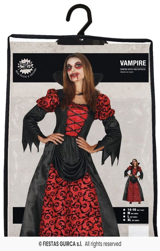 Disfraz de vampiresa adulta