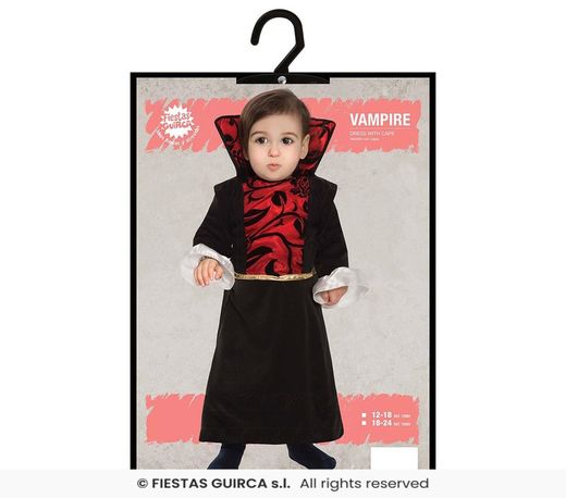 Disfraz para bebé de vampiresa