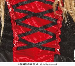 Disfraz infantil de vampiresa