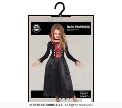 Disfraz infantil de vampiresa