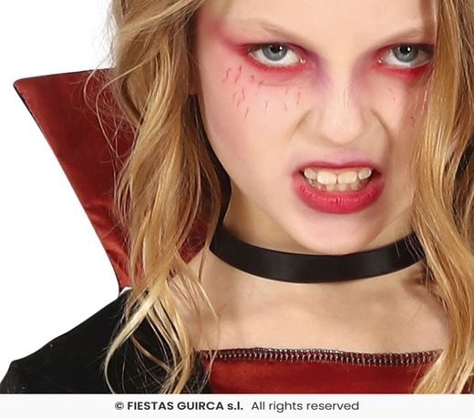 Disfraz infantil de vampiresa