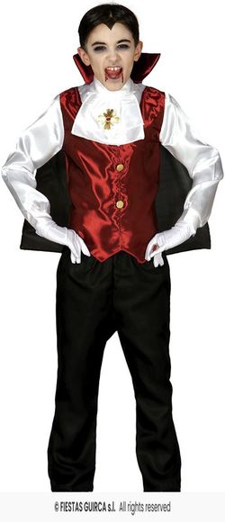 Disfraz infantil de vampiro