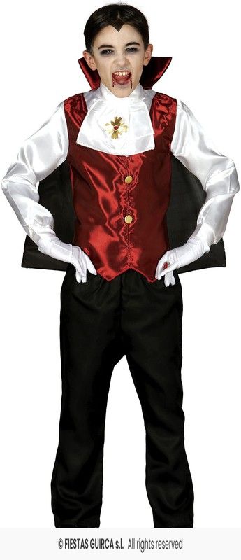 Disfraz infantil de vampiro