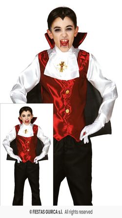 Disfraz infantil de vampiro