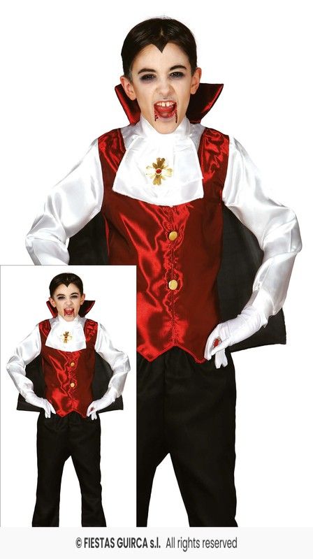 Disfraz infantil de vampiro