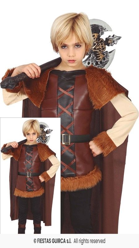 Disfraz de Vikingo-Vikinga unixes infantil