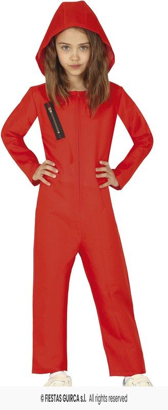 Disfraz infantil del calamar y casa de papel