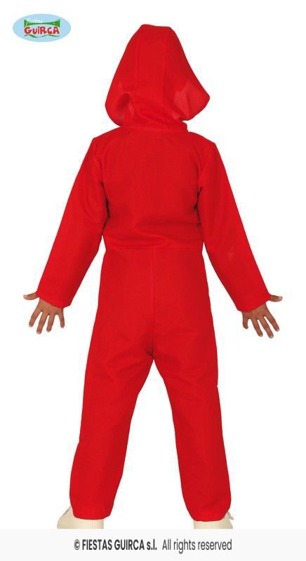 Disfraz infantil del calamar y casa de papel