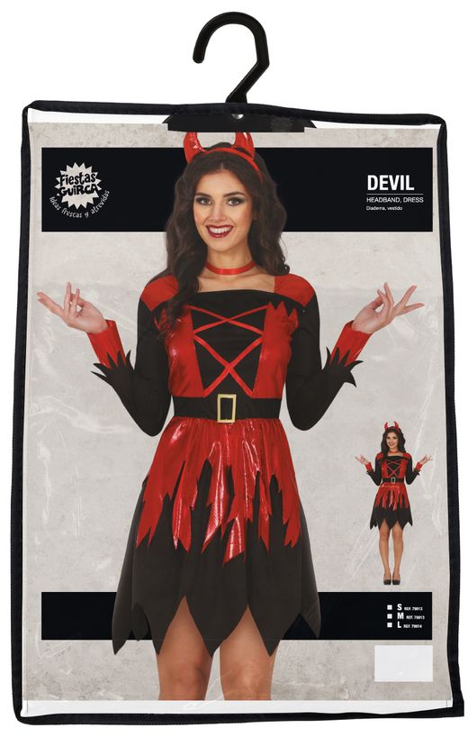 Disfraz demonia adulta talla