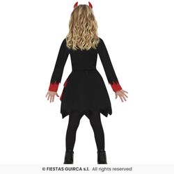 Disfraz demonia-diabla infantil