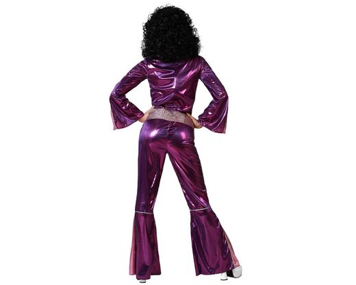 Disfraz Disco Fucsia Mujer