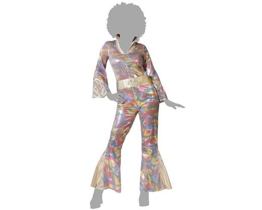 Disfraz Disco Multicolor Mujer