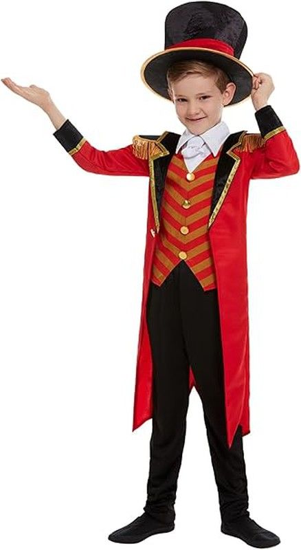 Disfraz domador-presentador de circo maestro de ceremonias infantil