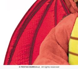 Disfraz infantil dragon rojo bebé