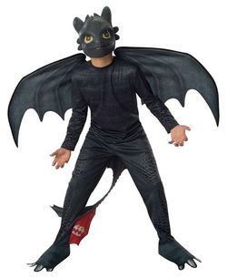 Disfraz dragón furia nocturna infantil