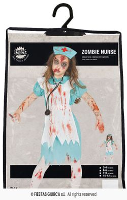 Zombie Krankenschwester Kostüm