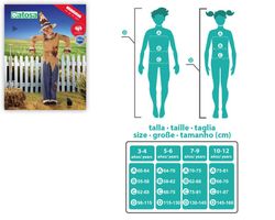 Disfraz espantapájaros niño