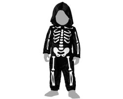 Disfraz Esqueleto Glow In The Dark Bebe
