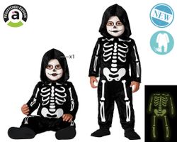 Disfraz Esqueleto Glow In The Dark Bebe