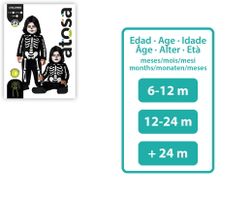 Disfraz Esqueleto Glow In The Dark Bebe