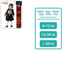 Disfraz para bebé esqueleto infantil