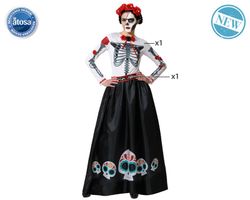Disfraz adulto esqueleto mejicano