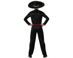 Disfraz esqueleto mejicano adulto