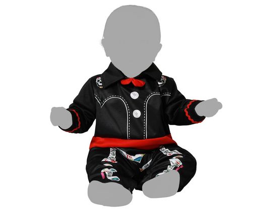 Disfraz Esqueleto mejicano bebe