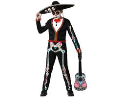 Disfraz Esqueleto Mejicano de niño
