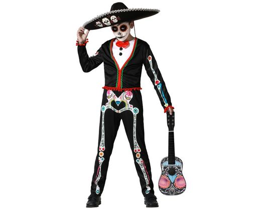 Disfraz Esqueleto Mejicano de niño