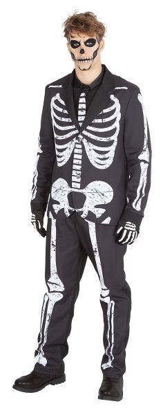 Disfraz Esqueleto mortis calavera adulto