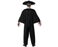 Disfraz esqueleto poncho