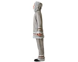 Disfraz esquimal gris hombre