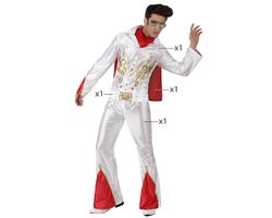 Disfraz estrella rock Elvis adulto